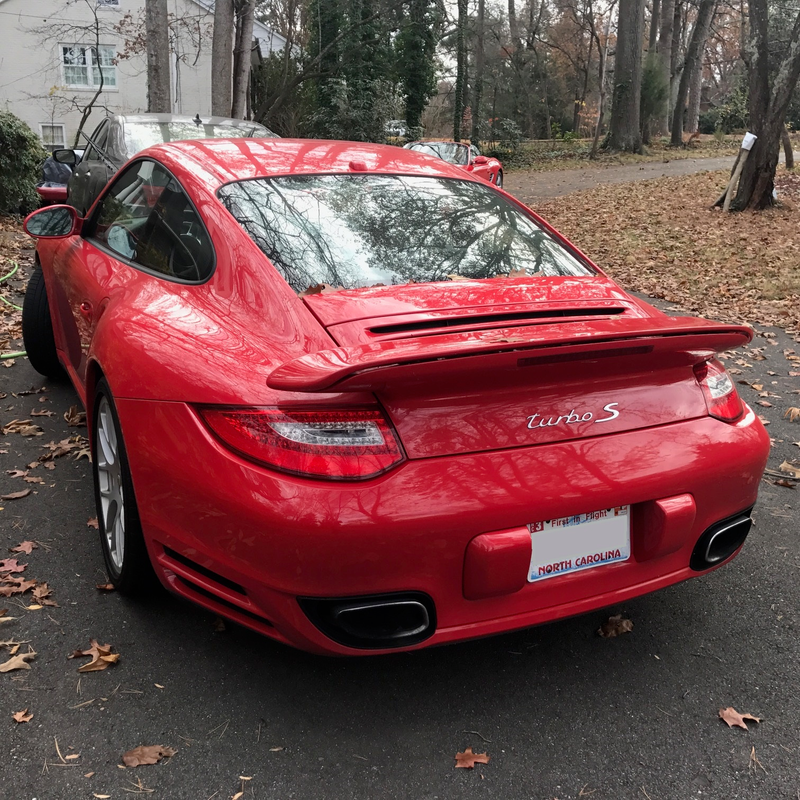 My boxster lurking in the background.